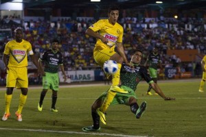 Amrica vino de atrs en dos ocasiones para dejar el 2-2 final ante Jaguares.