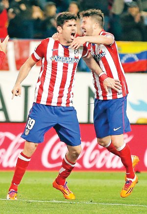 <b>Liga espa�ola.</b> El Atl�tico se mantiene como l�der