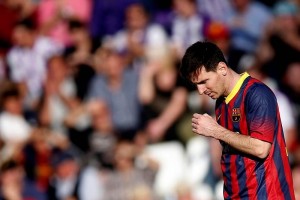 Se dobla el Barsa ante el Valladolid y cae en la liga El astro argentino Lionel Messi ofreca soluciones en forma de carreras frenticas, aunque sin el ha