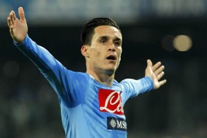 Jos� Callej�n anot� el primer gol del Napoli