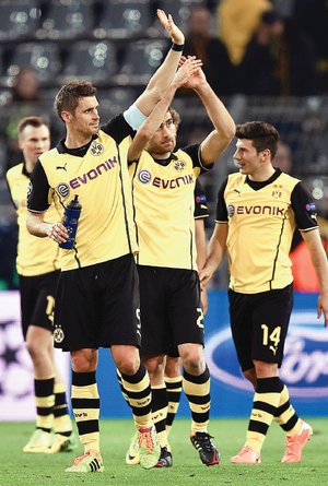 <b>Champions League.</b>  Borussia sufre ante el Zenit