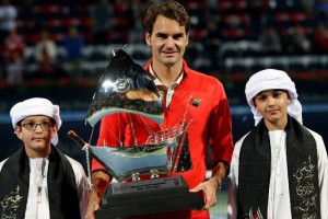 Federer gana el torneo de Dubai Federer gan su primer ttulo del ao.