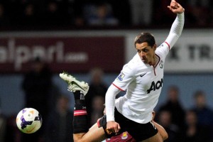 Javier Hern�ndez pas� mucho tiempo sin jugar con el Man United.