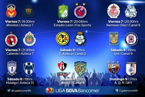 Morelia ante Pumas; Len contra Veracruz; Toluca vs Puebla y Xolos frente a Chivas, los platillos.