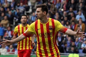 Penalti de Messi consigue victoria del Barcelona El partido acab para el Espanyol con la expulsin del propio Casilla, por parar un disparo de Messi