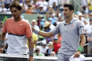 Novak Djokovic recort� su desventaja sobre el espa�ol Rafael Nadal