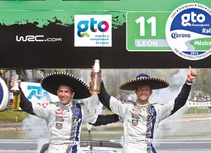 Sebastien Ogier mantiene romance en Guanajuato