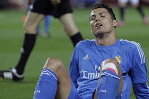 Cristiano Ronaldo no puede creer la mala racha del Real Madrid