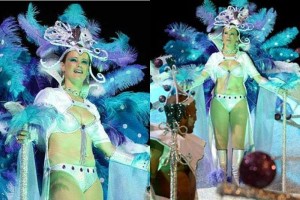 Hermana de CR7 luce en Carnaval de Madeira Elma Aveiro fue la protagonista del Carnaval en su pas.