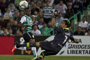 Santos golea y asegura pase a octavos de Libertadores El cuadro lagunero gole al Pearol en el Corona