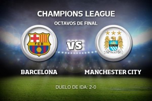 Barcelona y Manchester City, duelo de poder a poder.