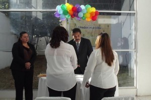 Las mujeres se casaron en un Registro Civil en Guanajuato