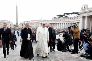 Al trmino de la audiencia general de hoy, Bergoglio les asegur que hablara del conflicto centroaf