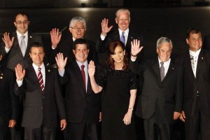 Presidentes de Amrica Latina se toman la foto con el presidente saliente de Chile