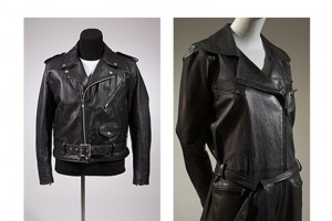 VERSIN. En 1960, Yves Saint Laurent present su primera cazadora de cuero en una coleccin para Christian Di