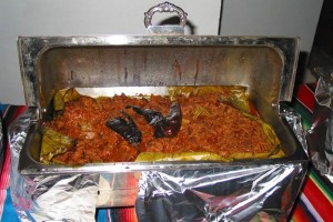 La cochinita pibil que pudo degustarse en Markthalle 9 fue hecha con cerdos alemanes, pero con recad