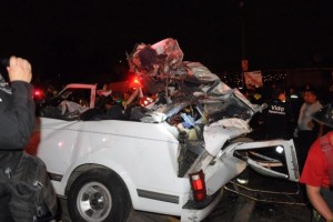 Inicialmente se manej� la cifra de ocho decesos, pero despu�s aument� la cifra