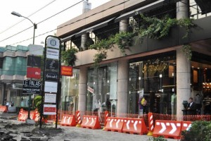 El cierre en avenida Masaryk, en la colonia Polanco, se extendi� de la calle de Arqu�medes a Perif�r