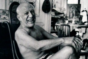 La muestra de Picasso est conformada por fotografas del fotoperiodista estadounidense Douglas Dunc
