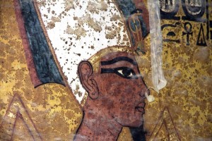 Fotografa facilitada por Factum Arte que muestra el detalle de la rplica de la tumba de Tutankamn