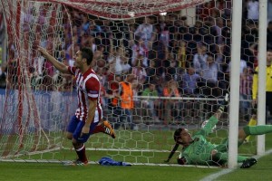 Koke anot� el gol que le dio la victoria al cuadro de Madrid