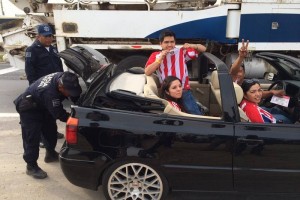 El operativo de seguridad de Pachuca es muy extenso.