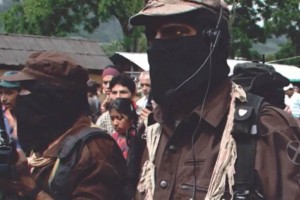El trailer y la p�gina muestran al l�der del Ej�rcito Zapatista de Liberaci�n Nacional encapuchado, 
