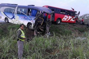 El accidente ocurri� a las 06:16 horas sobre dicha carretera federal en el kil�metro 9 a la altura d