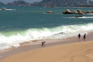 Desde la tarde del viernes, se observ� un incremento significativo en el tama�o de las olas