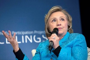 Clinton, quien an no ha anunciado su decisin de contender por la candidatura presidencial demcrat