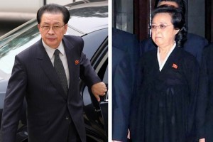 Kim Kyong-hui (der.), ta del lder norcoreano y esposa del ejecutado Jang Song-thaek (izq.), fue vi