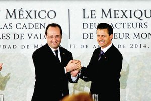 Renace relaci�n con Francia: Pe�a Nieto