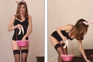 Miranda Kerr, una sexy conejita de Pascua Le puso el toque sexy a la Pascua
