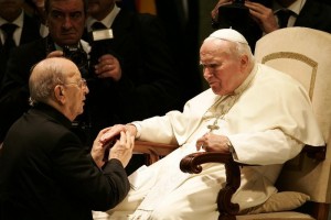 Marcial Maciel, ante el papa Juan Pablo II