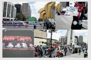 Se prev que durante la marcha de integrantes del CNTE al Zcalo se puedan concretar los primeros ac