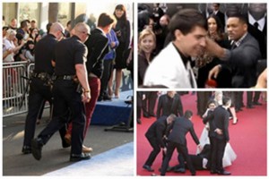 Aspecto de alguno de los ataques del reportero a celebridades de Hollywood