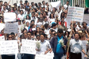 Morelos: marchan por doble crimen