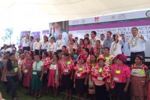 Osorio expresa apoyo a las parteras del pas El secretario de Gobernacin, Miguel ngel Osorio Chong, manifest el apoyo del gobierno federal a l