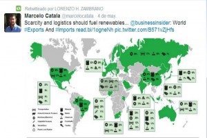 El ltimo Tweet de Lorenzo Zambrano Convencido del uso de las energas renovables, el director de Cemex retuite un mensaje sobre el tem