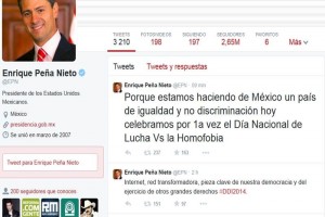 El presidente Enrique Pea Nieto dijo que se est trabajando para un pas de igualdad y no discrimin