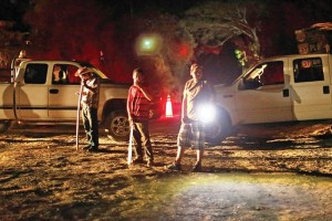 La noche del 1 de mayo la poblaci�n de Caleta estuvo en vigilia en el ret�n carretero, ante la alert