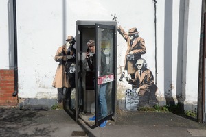 Banksy admite autora de grafiti contra espionaje