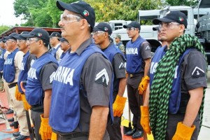 Parte de este equipo, auxili� a la poblaci�n de Nicol�s Bravo que resulto afectada por las severas l