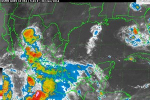 Se prevn lluvias muy fuertes a intensas con tormentas elctricas en Michoacn, Guerrero y Oaxaca