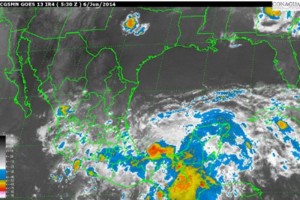 Para las pr�ximas horas se prev� importante nubosidad y lluvias torrenciales en Veracruz, e intensas