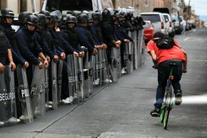 Las inmediaciones del Congreso de Michoacn lucen 