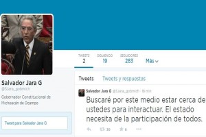 Jara se�al� que a trav�s de la red de microblogging buscar� 