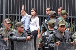 Corina Machado pide la renuncia de Nicol�s Maduro