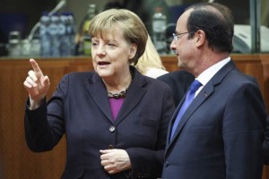 El presidente de Francia, Franois Hollande, y la canciller alemana, Angela Merkel, animaron hoy a l