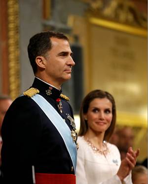El presidente de la Cmara, Jess Posada, tom juramento al nuevo monarca espaol